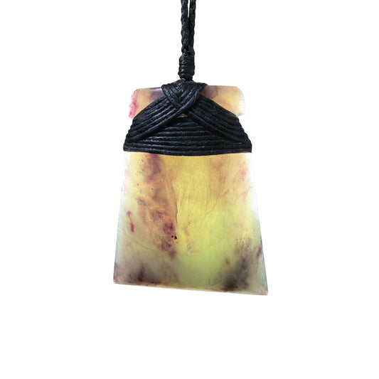 Toki / Adze Pounamu Pendant - NZ Greenstone | Hapopo Īnanga Totoweka