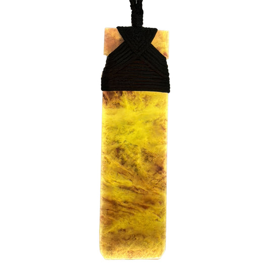 Toki / Adze Pounamu Pendant - NZ Greenstone | Hapopo Totoweka