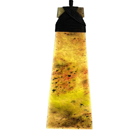 Toki / Adze Pounamu Pendant - NZ Greenstone | Hapopo Totoweka