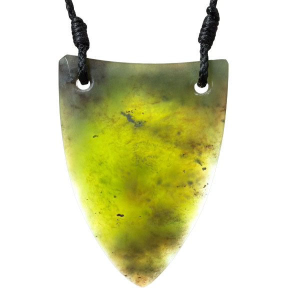 Niho / Tooth Pounamu Pendant - NZ Greenstone | Hapopo Totoweka
