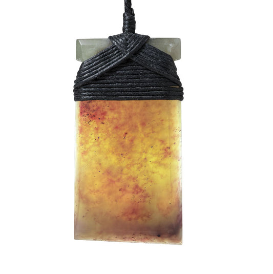 Toki / Adze Pounamu Pendant - NZ Greenstone | Hapopo Totoweka