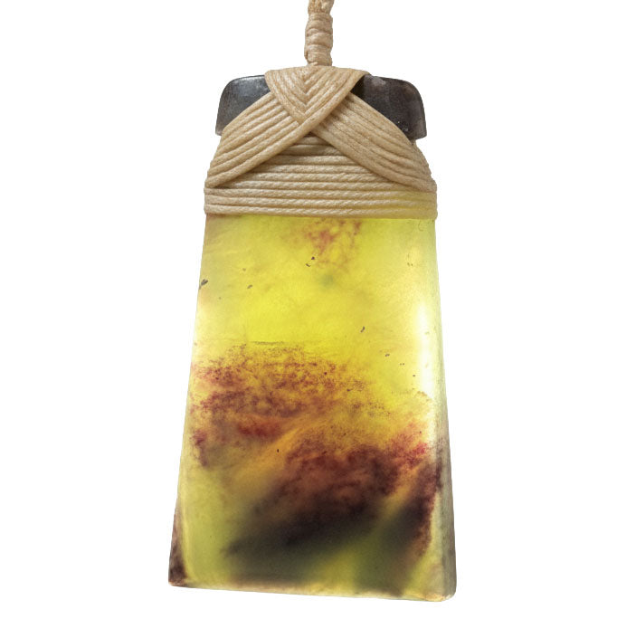 Toki / Adze Pounamu Pendant - NZ Greenstone | Hapopo Īnanga Totoweka