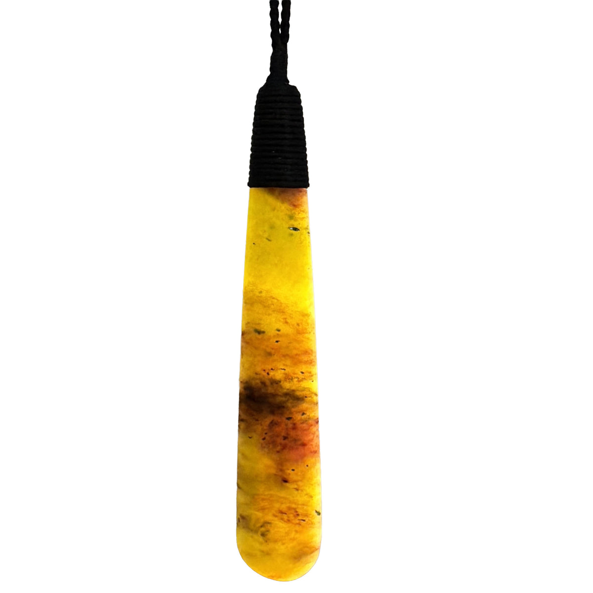 Roimata / Teardrop Pounamu Pendant - NZ Greenstone | Hapopo Totoweka
