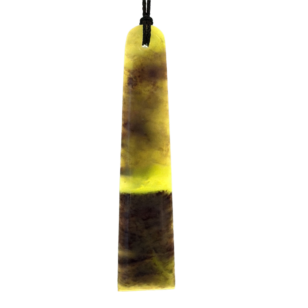 Toki / Adze Pounamu Pendant - NZ Greenstone | Hapopo Īnanga Totoweka