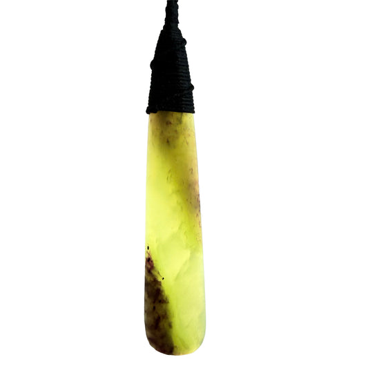 Roimata / Teardrop Pounamu Pendant - NZ Greenstone | Hapopo Īnanga Totoweka