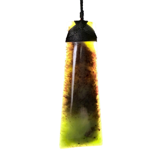 Toki / Adze Pounamu Pendant - NZ Greenstone | Hapopo Totoweka