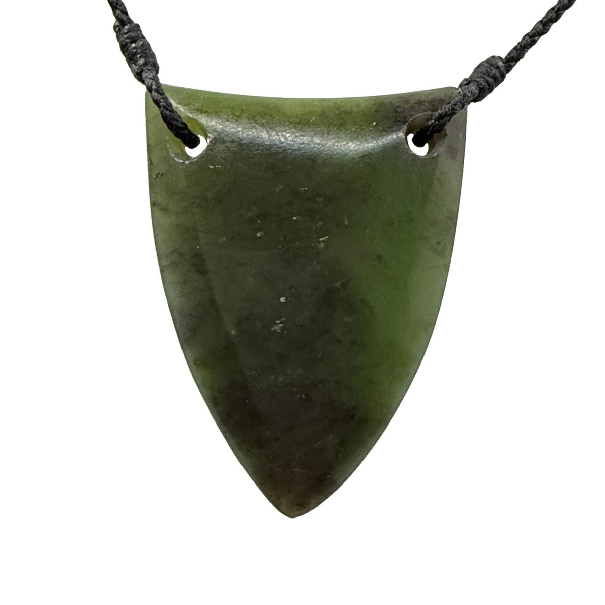 Niho / Tooth Pounamu Pendant - NZ Greenstone | Hapopo Totoweka