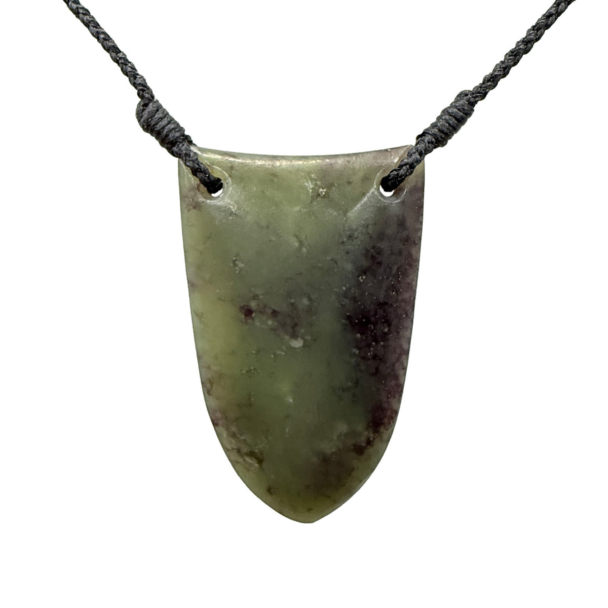 Niho / Tooth Pounamu Pendant - NZ Greenstone | Hapopo Totoweka