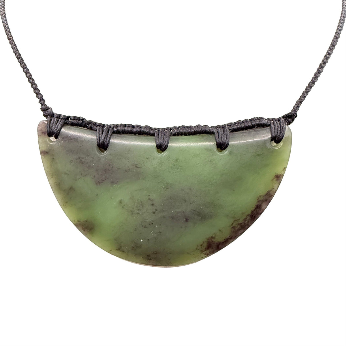 Breast Plate Pounamu Pendant - NZ Greenstone | Hapopo Īnanga Totoweka