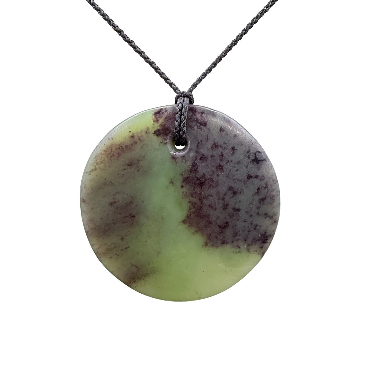 Porohita / Circle Pounamu Pendant - NZ Greenstone | Hapopo Īnanga Totoweka