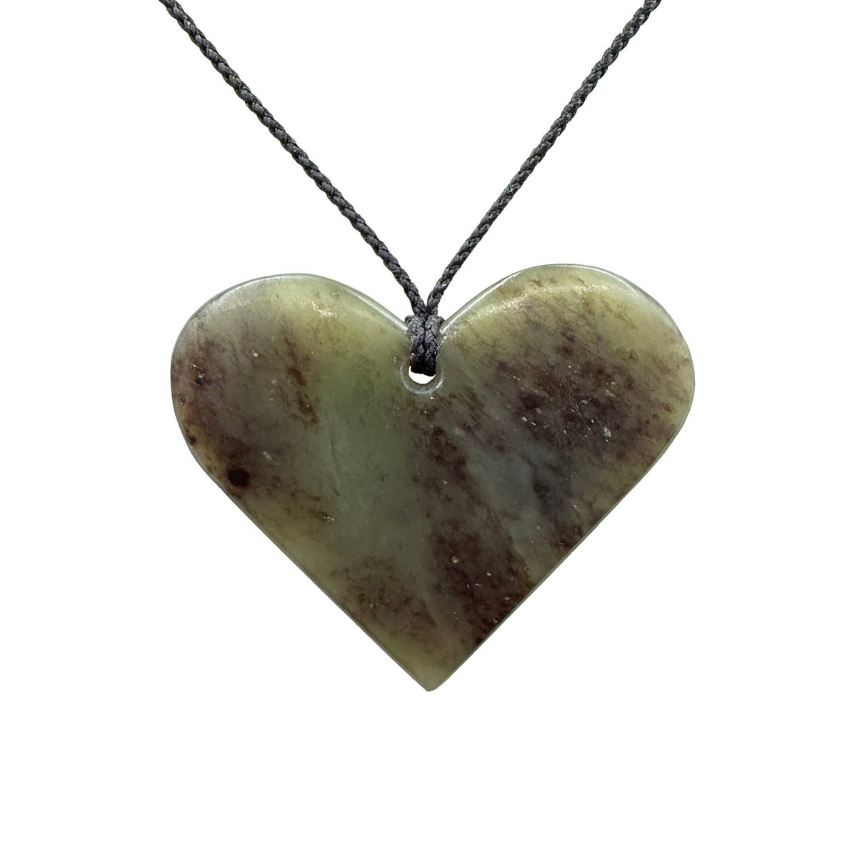 Manawa / Heart Pounamu Pendant - NZ Greenstone | Hapopo Totoweka