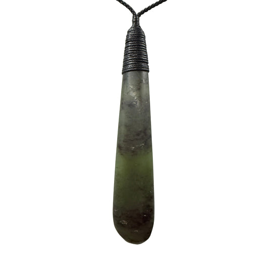 Roimata / Teardrop Pounamu Pendant - NZ Greenstone | Hapopo Totoweka