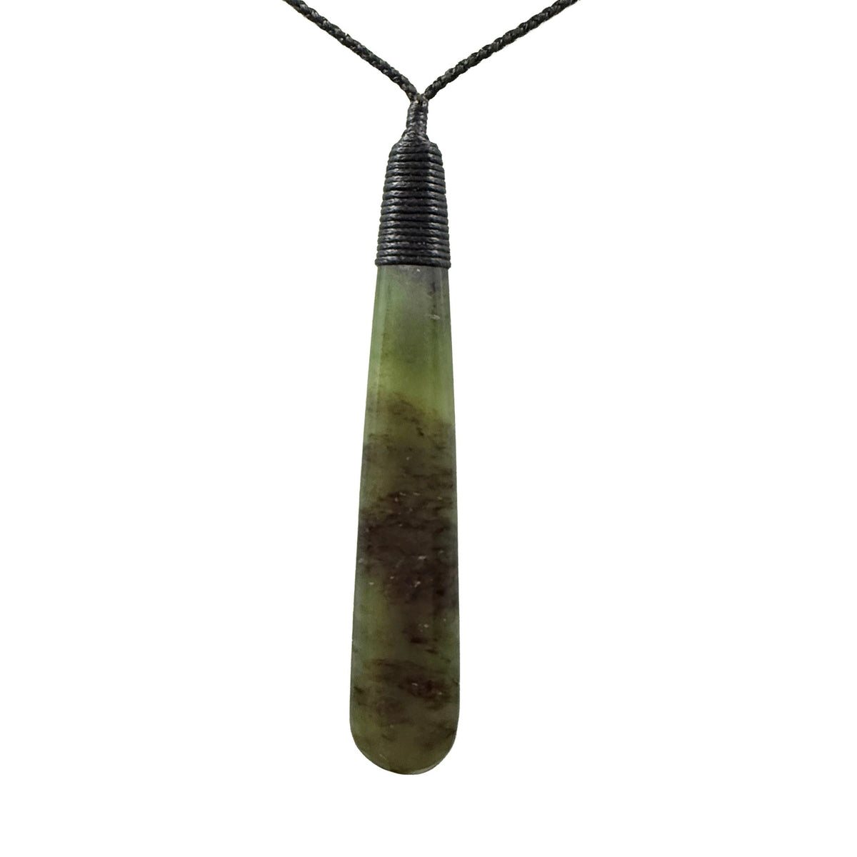 Roimata / Teardrop Pounamu Pendant - NZ Greenstone | Hapopo Totoweka