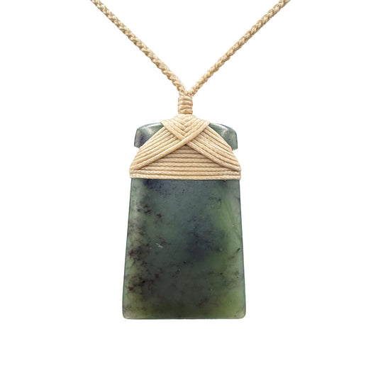 Toki / Adze Pounamu Pendant - NZ Greenstone | Hapopo Īnanga Totoweka
