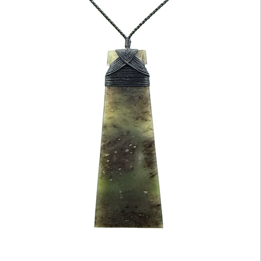 Toki / Adze Pounamu Pendant - NZ Greenstone | Hapopo Totoweka
