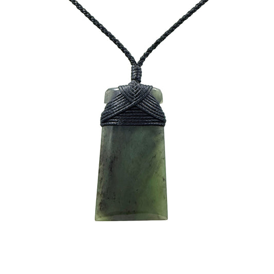 Toki / Adze Pounamu Pendant - NZ Greenstone | Hapopo Īnanga Totoweka