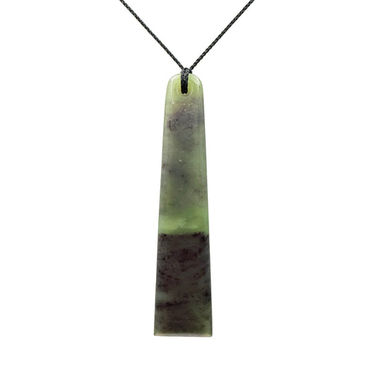 Toki / Adze Pounamu Pendant - NZ Greenstone | Hapopo Īnanga Totoweka
