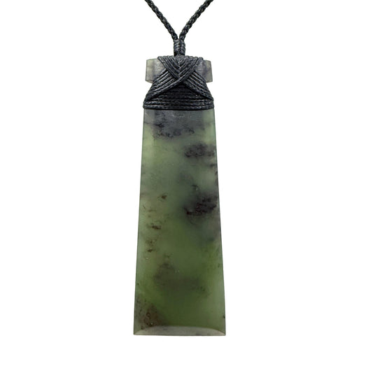 Toki / Adze Pounamu Pendant - NZ Greenstone | Hapopo Īnanga Totoweka
