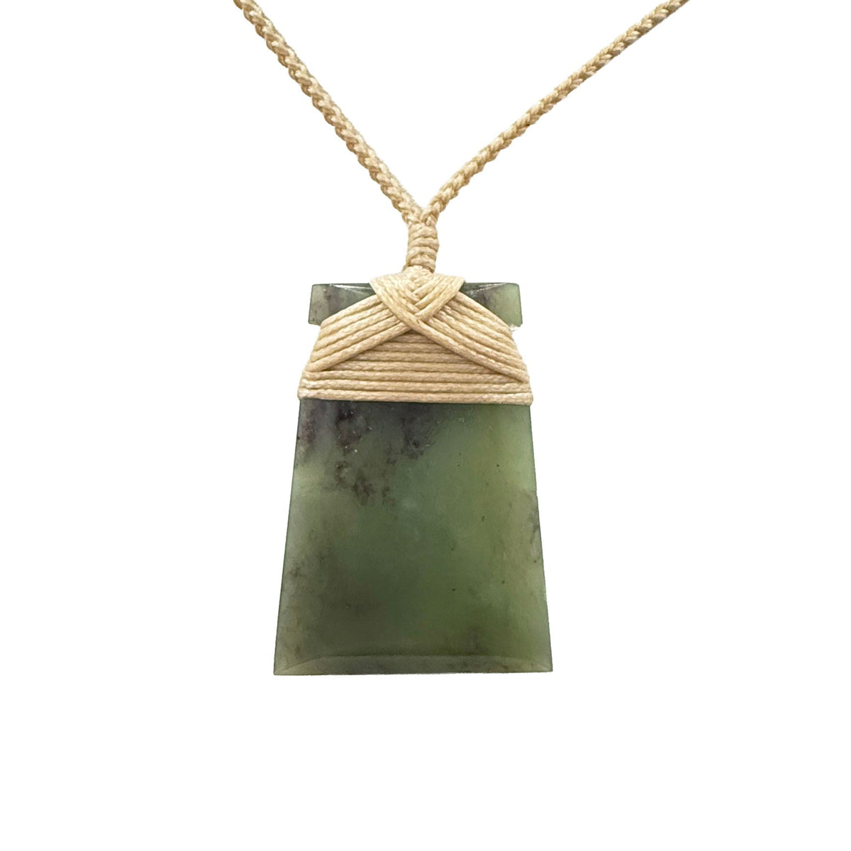 Toki / Adze Pounamu Pendant - NZ Greenstone | Hapopo Īnanga Totoweka
