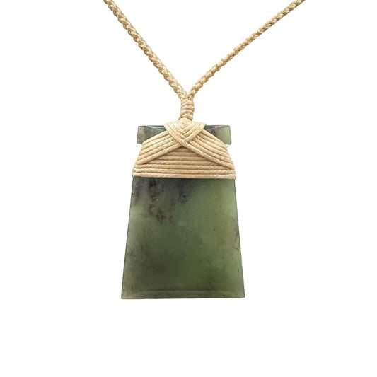 Toki / Adze Pounamu Pendant - NZ Greenstone | Hapopo Īnanga Totoweka