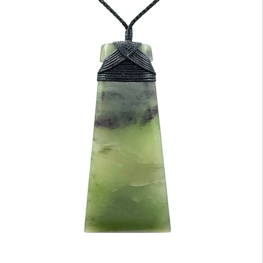 Toki / Adze Pounamu Pendant - NZ Greenstone | Hapopo Īnanga Totoweka