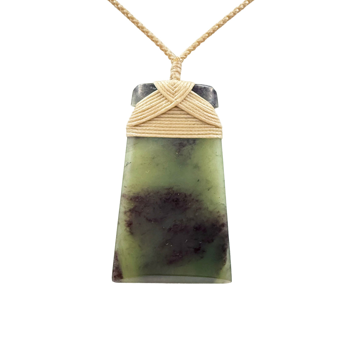 Toki / Adze Pounamu Pendant - NZ Greenstone | Hapopo Īnanga Totoweka