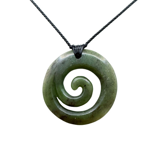 Koru / Fern Frond Pounamu Pendant | Hapopo