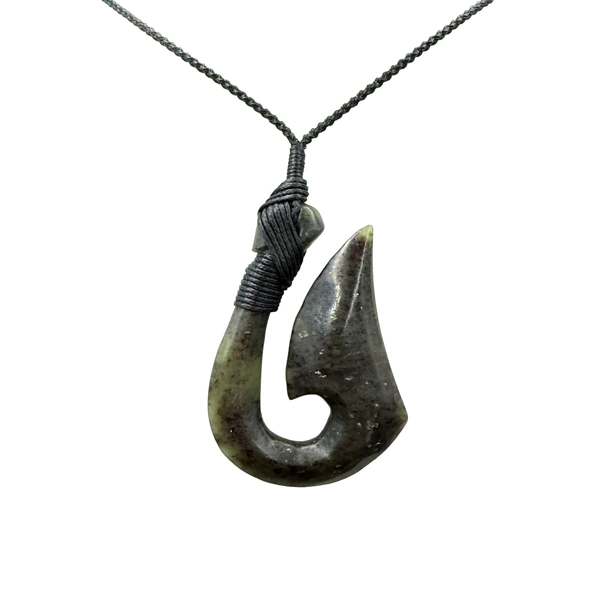 Hei Matau / Fish Hook Pounamu Pendant | Hapopo