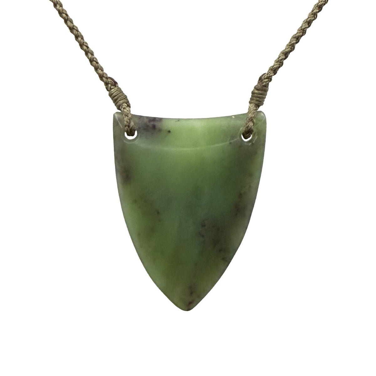 Niho / Tooth Pounamu Pendant - NZ Greenstone | Hapopo Īnanga Totoweka