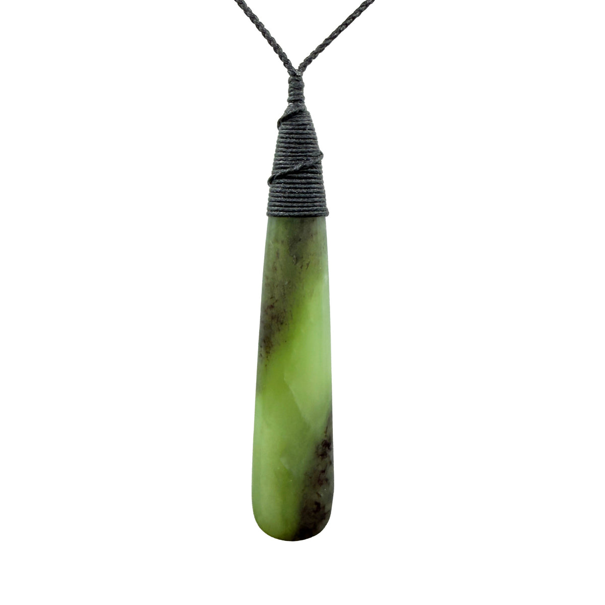 Roimata / Teardrop Pounamu Pendant - NZ Greenstone | Hapopo Īnanga Totoweka